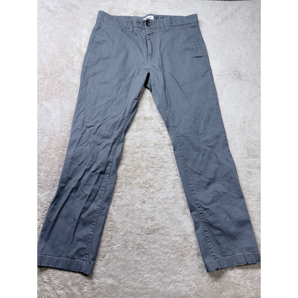 Goodfellow & Co Every Wear Chino Slim Fit Gray Pants Mens 36x30